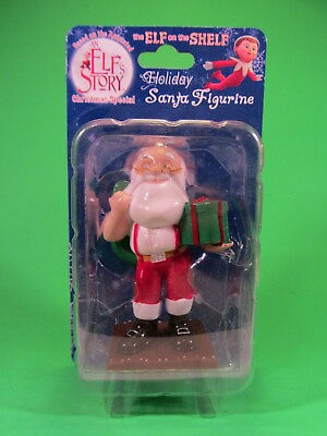 #ad An Elf#x27;s Story Christmas Special Santa Claus Figurine The Elf on the Shelf NEW $8.95