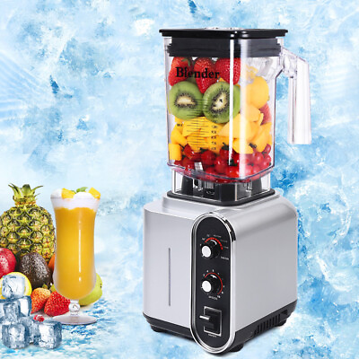 #ad Professional Blender Smoothie Maker Industrial Commercial Power 2200w Quiet NEW $74.10