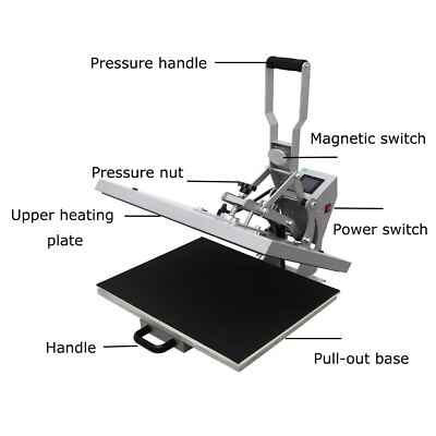 #ad Semi Automatic Heat Press Machine Drawer Design 110V Tshirt Phone case Pallow $608.40