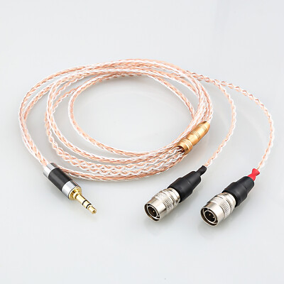 Silver Plated Headphone cable for Dan Clark Mr Speakers Ether Alpha Dog Prime $20.90