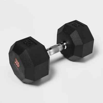 #ad Exercise Fitness Hex Dumbbell 50lbs Single Hand Weight For Strength Training $56.99