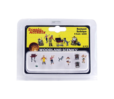 #ad Backyard Barbeque Woodland Scenics N Scale Accents A2209 $19.39
