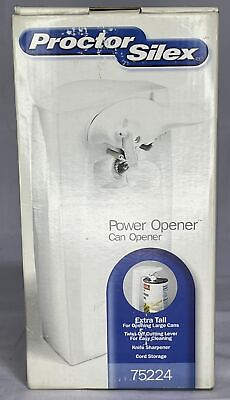 #ad Proctor Silex Power Opener Can Opener White 75224PS $21.99