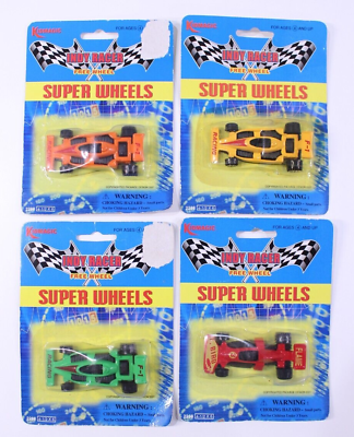 #ad NOS Kidmagic Indy Racer Super Wheels Die Cast Cars F 1 Racing Bundle Lot of 4 $23.99