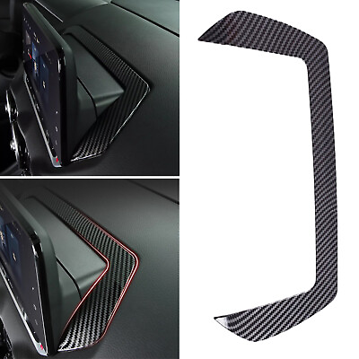 #ad New For Nissan Sentra 2020 2024 Carbon Fiber Dashboard Console Cover Trim 1PC $14.00