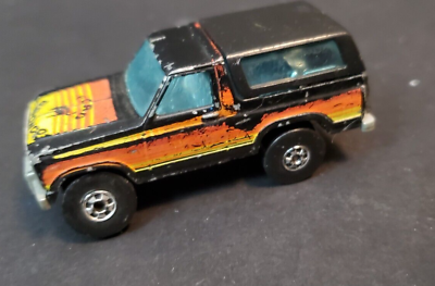 #ad Vintage Hot Wheels 4x4 Ford Bronco 1982 80s Retro MISSING CHROME MOTORCYCLES $2.29