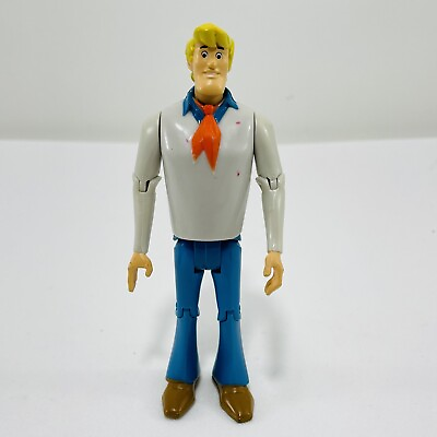 #ad Hanna Barbera Fred Jones Figure Scooby Doo Toy Adjustable Posable Articulate Man $13.99