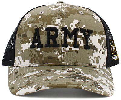 #ad US ARMY Licensed Hat Military Baseball Cap Flag Veteran Seal Army Strong $19.99
