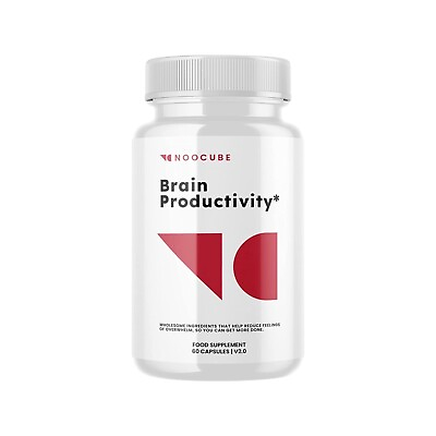 #ad Noocube Brain Productivity Pills Cognitive amp; Memory Support 60 Capsules $18.99