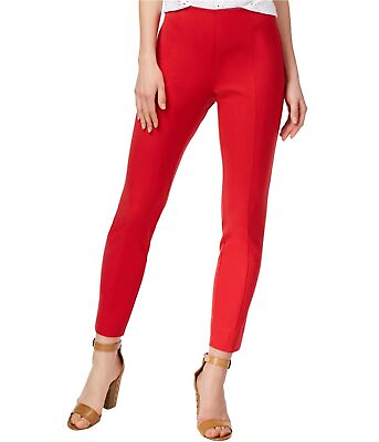 #ad maison Jules Womens Cotton Casual Trouser Pants Red XX Small $22.92