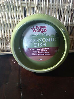 #ad Ergonomic Dish Living World Green $20.88