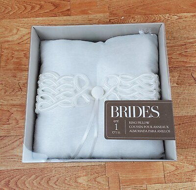 #ad Brides New Ivory Wedding Ring Pillow 7×7quot;. $4.00
