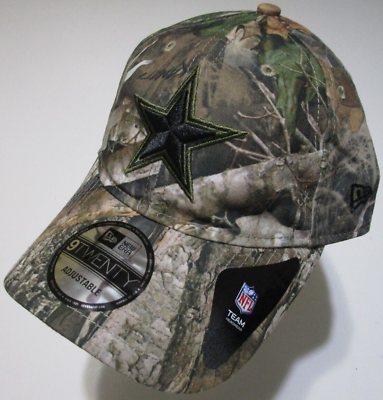 #ad New Era 9Twenty Dallas Cowboys NFL Football Hat men#x27;s Realtree Camo adjustable $26.97