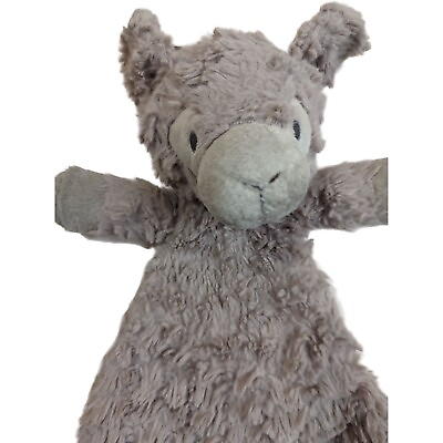#ad DEMDACO sheep lamb lovey plush toy stuffed animal 14 inch gray rattle $15.83