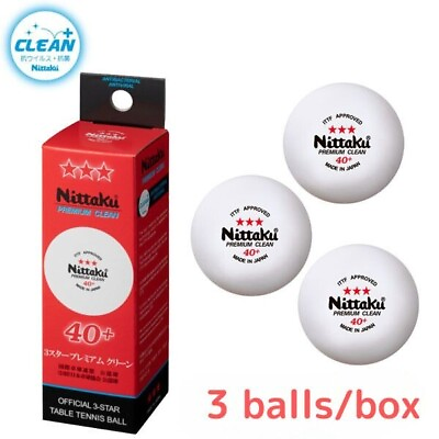 #ad Nittaku 3 Star Premium 40 Balls 3 Balls Table Tennis Ping Pong Free Shipping $14.80
