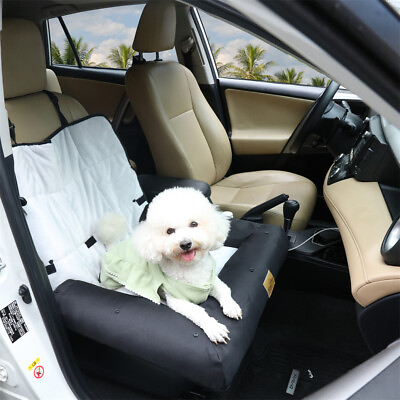 #ad Waterproof Folding Pet Dog Car Booster Seat Travel Carrier Protector Hammock Bed $29.92