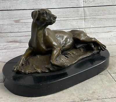 #ad Bronze sculpture golden retriever dog gift ideas for men dog lover gift Art $244.65