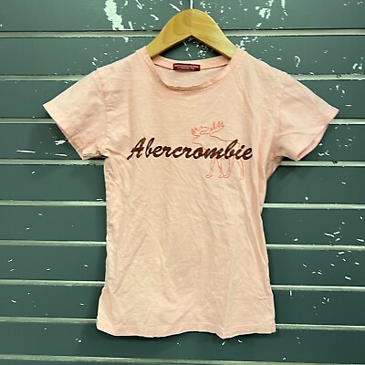 #ad Vtg Abercrombie amp; Fitch T Shirt Short Sleeve Pink Womens $10.00