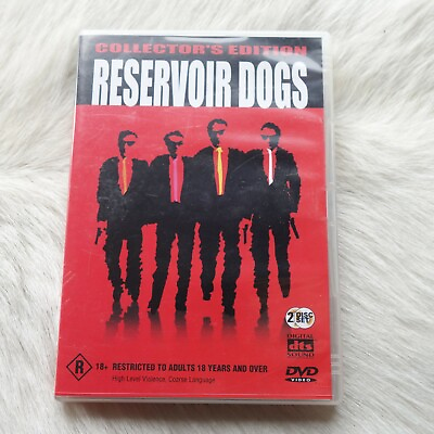 QUENTIN TARANTINO Dvd RESERVOIR DOGS Dvd Cult Classic Crime Dvd Pulp Fiction AU $34.09