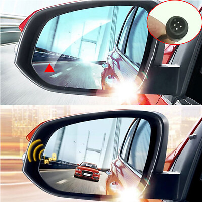#ad 2× Vehicle Lens Blind Spot Detection System ED Light BSD Lens Warning Light $9.74