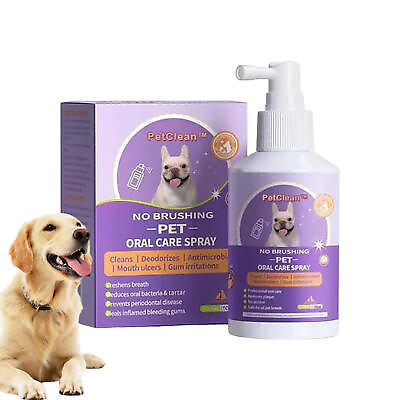 #ad Pet Breath Freshener Oral Care Spray Grewdoe Petclean Teeth Cleaning Spray $12.23