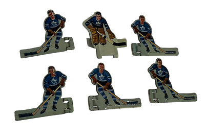 #ad Rare 60s Power Play Tabletop Metal NHL Hockey Players Toronto Maple Leafs 6 $50.00