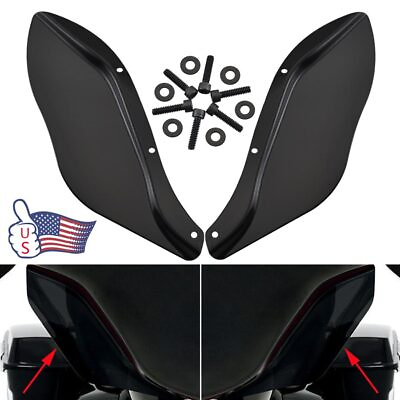 #ad Fairing Windshield Windscreen Side Wing Air Deflectors For Harley Touring 96 13 $16.43