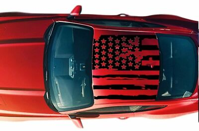 Decal Graphic design unique for Ford Mustang GT 2019 2020 Roof usa livery flag $91.00