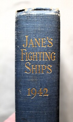 #ad WWII British quot;Jane#x27;s Fighting Ships 1942quot; Is. 1943 1st American Ed. Macmillan $126.00