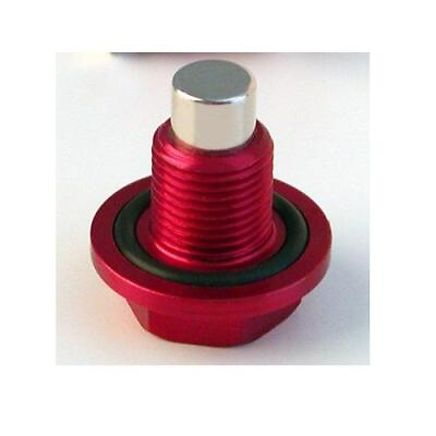 #ad Moose Magnetic Drain Plug By Zip Ty Red Fits Yamaha YXR66F Rhino 660 4x4 04 07 $22.95