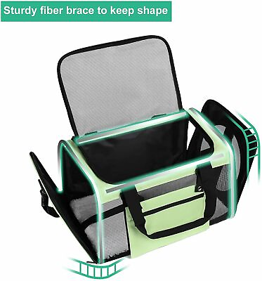 Pet Dog Small Cat Carrier Soft Sided Comfort Bag Travel Case Airline Approved $22.98