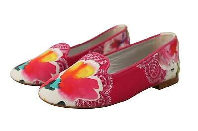 #ad DOLCE amp; GABBANA Kids Shoes Dark Pink Floral Slip On Loafers Flats s.EU28 US11 $159.00