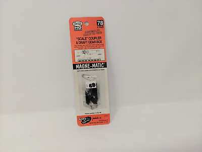 #ad USED KADEE #78 HO Scale quot;Scalequot; Coupler amp; Draft Gear Box 2 Pack Pack $7.32