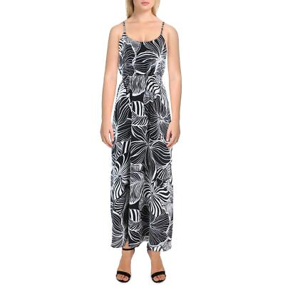 #ad Anne Klein Womens Chiffon Printed Summer Maxi Dress BHFO 8826 $12.99