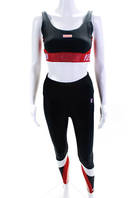 #ad PE Nation Women#x27;s High Waist Full Length Legging Black Size S Lot 2 $42.69