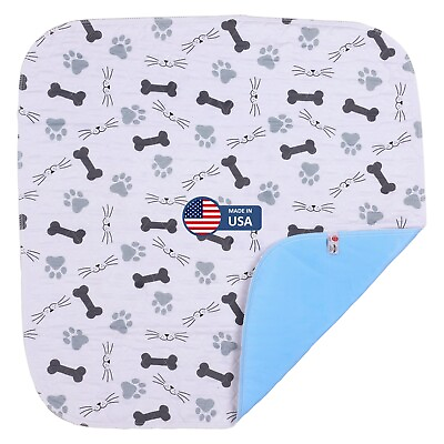 #ad 2 Pack Washable Pee Pads for Dogs Puppy Large 34 x 36 Reusable Training Pads $20.85