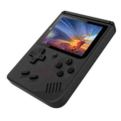 #ad Black Handheld Game Console 400 Handheld Classic Games Brand New Free Shipping $14.89