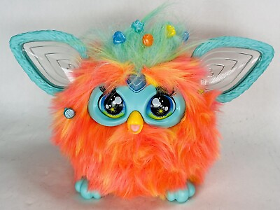 #ad #ad 2023 Furby Coral Interactive Light Up Plush Toy Hasbro Tested amp; Working $34.99