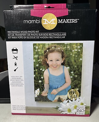 #ad Mambi Makers Rectangle Wood Photo Kit 8.5x11” $15.00