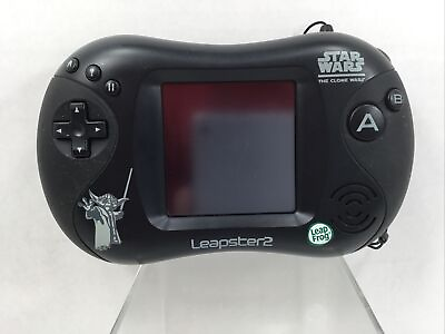 #ad Leap Frog Leapster 2 Star Wars The Clone Wars Edition Console Tested Working $22.45