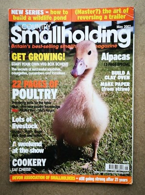 #ad Magazine Country Smallholding Farming Self Sufficiency Index Shown Various GBP 3.75