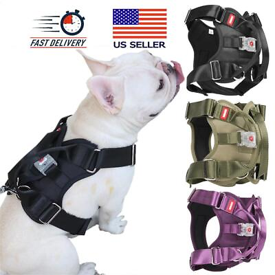 #ad Dog Harness with No Chock Control and Illuminated Safety Features S M L XL $25.99