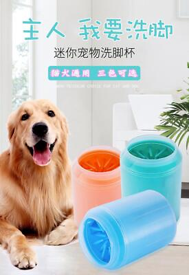 Portable Dog Paw Cleaning Brush Cup Pet Foot Cleaner Silicon Tool Feet Washers $14.49