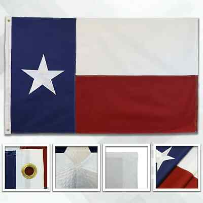 #ad State of Texas Flag 3x5 ft Embroidered Outdoor Heavy Duty Flags Durable Double $11.99
