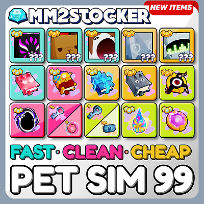 #ad PET SIMULATOR 99 PS99 ✨Gems Enchants Items Huge Pets✨✅SAME DAY DELIVERY✅ $9.99