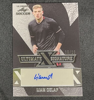 #ad Liam Delap 2022 Leaf Ultimate Soccer Autograph 10 #S LD1 $17.00