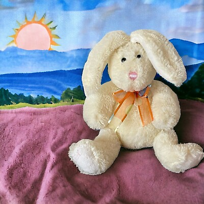 #ad Mary Meyer 9 Inch Soft Floppy Ivory Plush Bunny Rabbit Stuffed Animal Toy $12.95