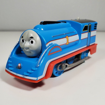 #ad Thomas amp; Friends Trackmaster Streamlined Thomas Train Engine Blue 2013 Working $14.99