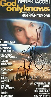 #ad Theatre flyer signed by Derek Jacobi GBP 20.00