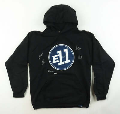 #ad E11 New York Battle Royale Championship Team Hoodie Signed By 5 with Itemm Kl $72.00